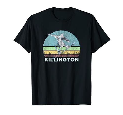 Killington - Tabla de snowboard, diseño retro Camiseta