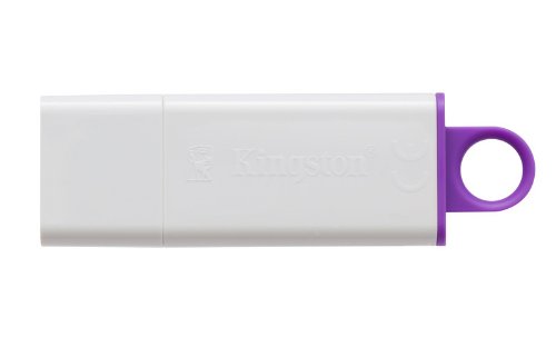 Kingston DataTraveler G4 DTIG4/64 GB - Memoria USB 3.0, 64 GB, Color Blanco/Púrpura