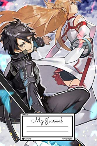 Kirigaya Kazuto : Lined Journal for teens, students, teachers, women and adults, For writing, Drawing, Goals Ideas, Diary, Composition Book: Gift Notebook/Journal (6x9in) (Englisch)
