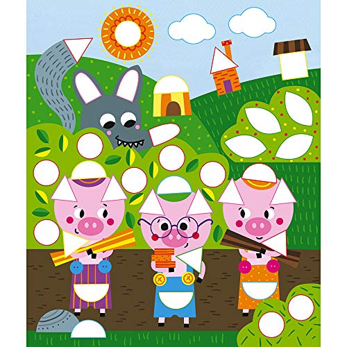 Kit creativo: pegatinas de fieltro Érase una vez ...