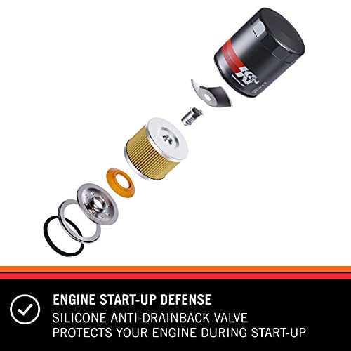 K&N KN PS-7026 - Filtro de aceite Coche