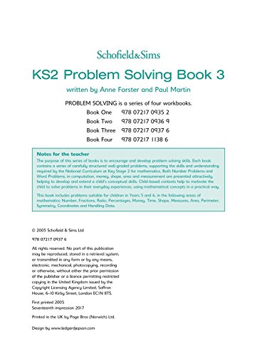 KS2 Problem Solving Book 3