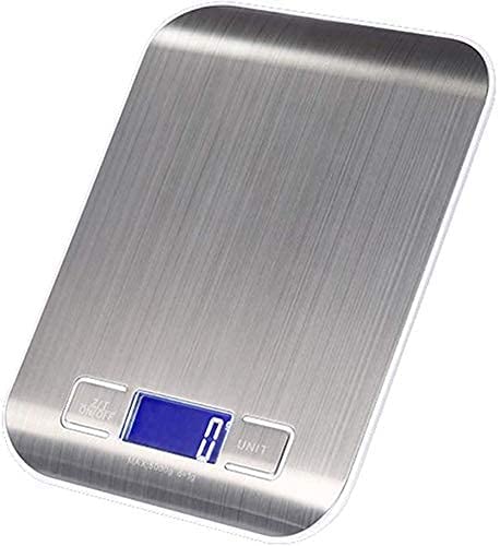 KTDT Básculas electrónicas Báscula electrónica Básculas de Cocina de Acero Inoxidable Báscula de pesaje de Alta precisión Pantalla LCD de Alta definición para Laboratorios de Cocina Farmacéutica