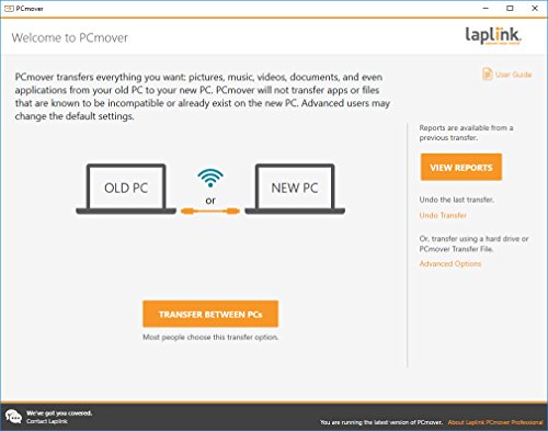 Laplink PCmover Professional 11 con High Speed Cable (1 Uso) - ¡La forma más fácil de transferir su información a una nueva PC!