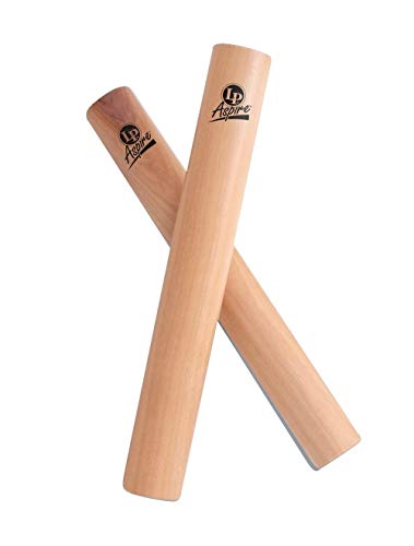 Latin Percussion Aspire Wood LPA165 - Claves, color blanco