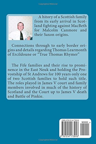 Learmonth: Scottish Lowland Family: Family history: Volume 1 (Early Origins to Fife)