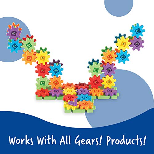 Learning Resources Gears Beginner's Building Set Basico CONSTRUCCION, Multicolor (LER9162)