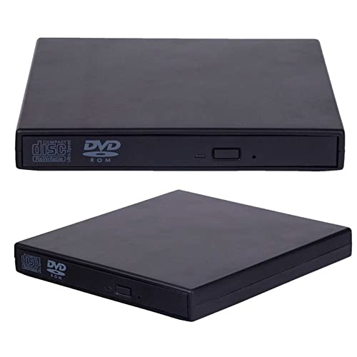 Lector CD DVD Externo USB 2.0 CD DVD Unidad óptica Grabadora Externa Portátil Unidades Externa Portátil Estable con Lector para computadora portátil de Escritorio Compatible con PC