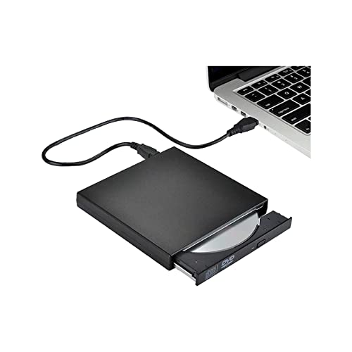 Lector CD DVD Externo USB 2.0 CD DVD Unidad óptica Grabadora Externa Portátil Unidades Externa Portátil Estable con Lector para computadora portátil de Escritorio Compatible con PC