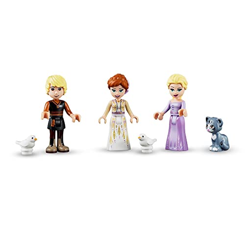 LEGO 41167 Disney Princess Frozen 2 Aldea del Castillo de Arendelle, Juguete con Mini Muñecas de Elsa, Anna y Kristoff para Niñas y Niños 5 Años