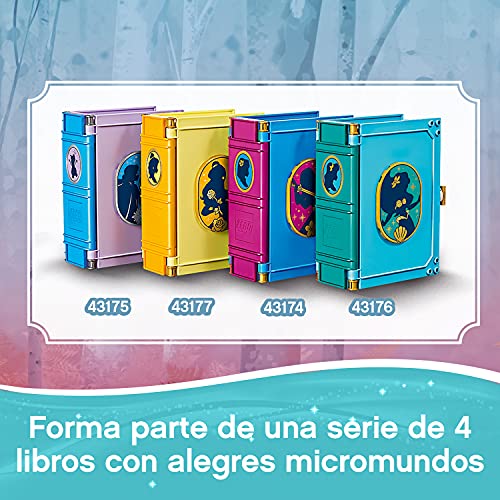LEGO 43175 Disney Princess Cuentos e Historias: Anna y Elsa, Juego de Viaje, Juguete de Construcción de Frozen 2 con Mini Muñecas