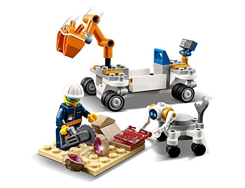 LEGO 60228 City Cohete Espacial de Larga Distancia y Centro de Control, Juguete de Construcción con 6 Mini Figuras