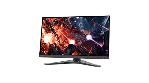 Lenovo G27q-20 - Monitor Gaming 27" 2K QHD (IPS, 165Hz, 1ms, HDMI, DP, FreeSync Premium y G-Sync, HDR Decoding, Base Metálica) Ajuste de inclinación/altura - Negro