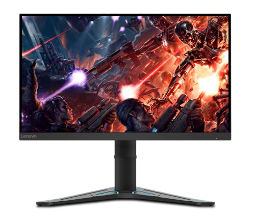 Lenovo G27q-20 - Monitor Gaming 27" 2K QHD (IPS, 165Hz, 1ms, HDMI, DP, FreeSync Premium y G-Sync, HDR Decoding, Base Metálica) Ajuste de inclinación/altura - Negro