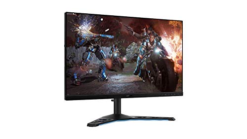Lenovo Y27q-20 - Monitor Gaming 27" 2K QHD (IPS, 165Hz, 1ms, HDMI, DP, 3xUSB, G-Sync, Base Metálica) Ajuste de inclinación/altura/giro/pivote - Negro