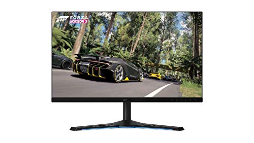 Lenovo Y27q-20 - Monitor Gaming 27" 2K QHD (IPS, 165Hz, 1ms, HDMI, DP, 3xUSB, G-Sync, Base Metálica) Ajuste de inclinación/altura/giro/pivote - Negro