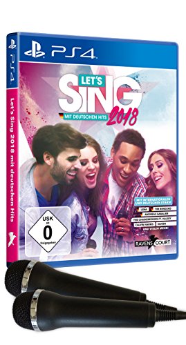 Let's Sing 2018 mit Deutschen Hits +2 Mics - PlayStation 4 [Importación alemana]