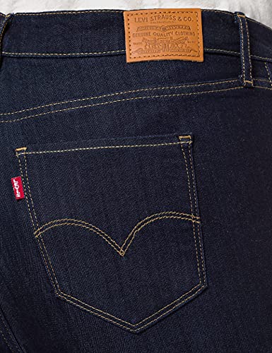 Levi's Plus Size 721 PL High Rise Skinny Jeans, Two The Nine, 34 Short para Mujer