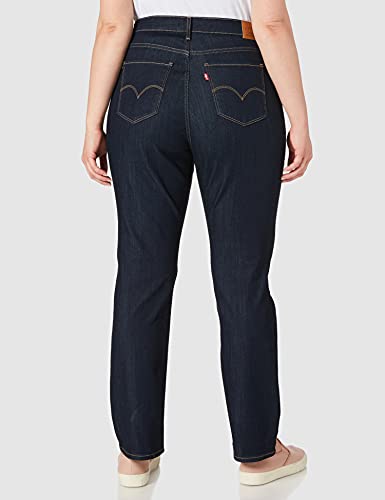 Levi's Plus Size 724 PL High Rise Straight Jeans, Two The Nine, 34 Medium para Mujer