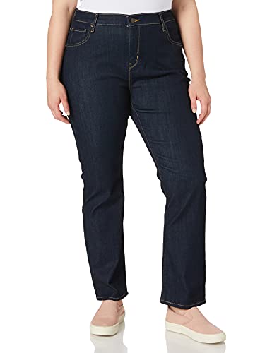Levi's Plus Size 724 PL High Rise Straight Jeans, Two The Nine, 34 Medium para Mujer