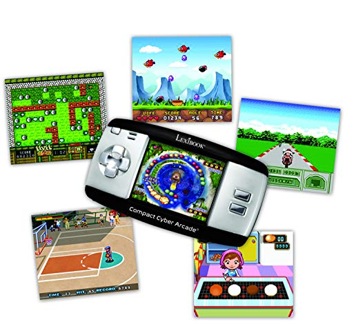 LEXIBOOK JL2375 Consola Videojuegos portátil con 250 Juegos, Bicolor Gris/Negro, Color