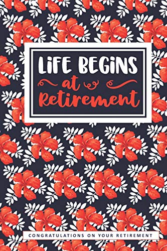 Life Begins At Retirement: The Women's Tropical Retirement Bucket List Gift Card Alternative for the Office Retirement Party