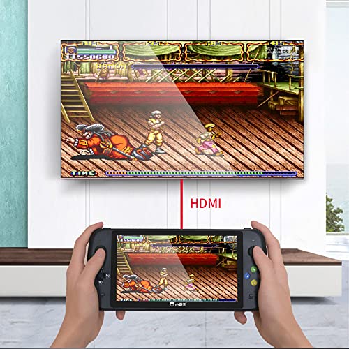 Lighfd Consola de juegos PSP portátil de pantalla grande de alta definición de 7 pulgadas Nostálgico Pasado de moda Arcade Doméstico Portátil Gba Mini Ps Retro Fc Super Mary Ps1 Sega Classic Sfc Doubl