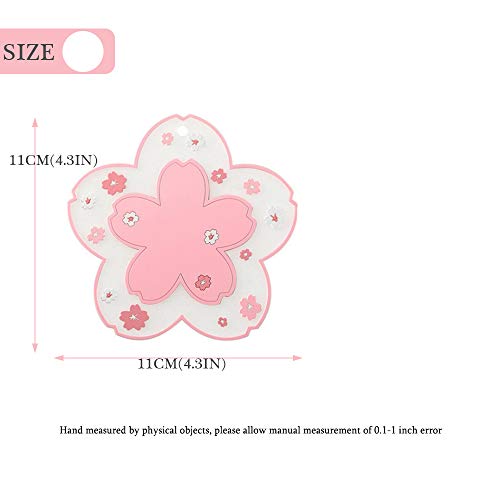 Lindas tazas de doble pared aisladas, taza de café, taza de té, taza de leche, el mejor regalo para oficina y cumpleaños personal (S Cherry Blossom Posavasos)