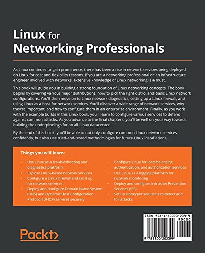 Linux for Networking Professionals: Securely configure and operate Linux network services for the enterprise
