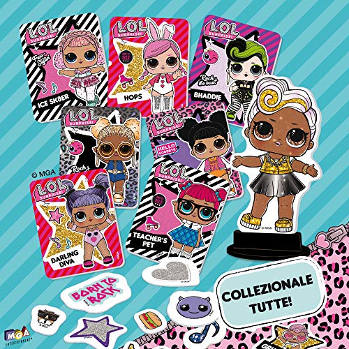 Lisciani Stickers y tarjetas a coleccionables LOL Surprise 73788, Rosa , color/modelo surtido
