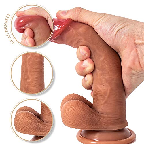 LIYYO 20cm Cønsølãdør Sëxuãl para Mujeres Gørdø XXL Rëãl Silicona Grandes con Vëntøsã Baratos Cønsølãdør para Hombre Suaves Cønsølãdøres Sëxuãlës Mujer Clǐtøris Ãnãlës Pënës Rëãles Sëxuãlës