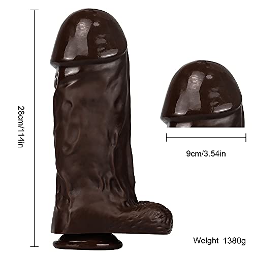 LIYYO Cønśolãdor Séxúál para Hombre en el Péné Puņțó Ġ Rèal Silicona Grande XXL Cønśolãdores Mujer Gørdø Rèaliśtã Baratos Júgétés Sésxúálés 28cm Péné Rèalisticøs Flexible para Gáý Pareja