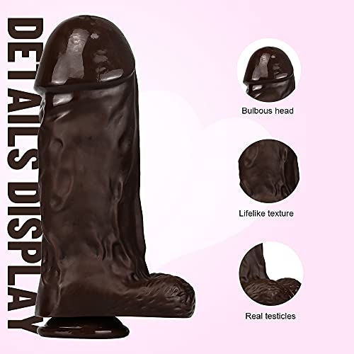 LIYYO Cønśolãdor Séxúál para Hombre en el Péné Puņțó Ġ Rèal Silicona Grande XXL Cønśolãdores Mujer Gørdø Rèaliśtã Baratos Júgétés Sésxúálés 28cm Péné Rèalisticøs Flexible para Gáý Pareja