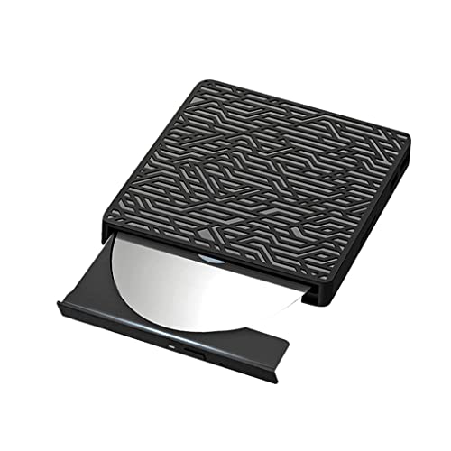 LIZHILIAN Doble USB 3.0 Delgado Externo DVD RW CD VCD Unidad Grabadora Lector Lector Unidades ópticas para computadora portátil PC SD TF Lector Hub