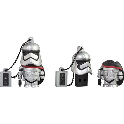 Llave USB 16 GB Captain Phasma - Memoria Flash Drive 2.0 Original Star Wars, Tribe FD030502