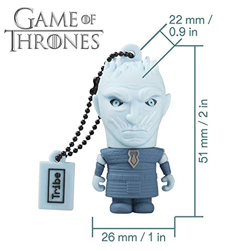 Llave USB 16 GB Night King - Memoria Flash Drive 2.0 Original Game of Thrones, Tribe FD032508