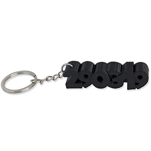 Llavero en 3D con un nombre o un texto personalizado - una idea de regalo personalizable y original.