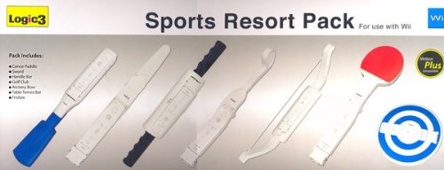 Logic3 Wii Sports Resort Pack - cajas de video juegos y accesorios (Blanco) White