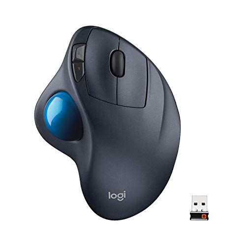 Logitech M570 - Ratón (RF inalámbrico, Negro, AA, Laser, Win XP, Vista, 7 Mac 10.5 +, USB)