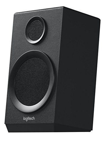 Logitech Z333 2.1 Sistema de Altavoces con Subwoofer, Sonido Impactante, 80 Vatios de Pico, Graves Potentes, Entradas de 3.5 mm/RCA, Enchufe UK, PC/PS4/Xbox/TV/Móvil/Tablet, Negro