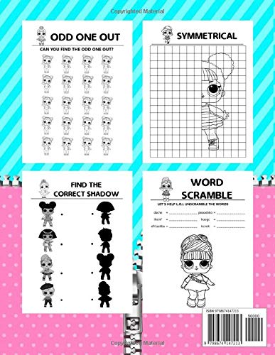 L.O.L Activity Book For Kids: Great Book Full Of Happiness, Inspiration And Joyous Learning Activities For Your Kids Enlarge Skills And Creativity With Lots Of Exciting League of Legends Images