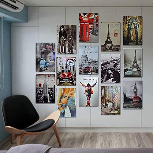 Lotusworld Señal de metal de metal para decoración del hogar, con texto en inglés "Do Not Feed Monkeys