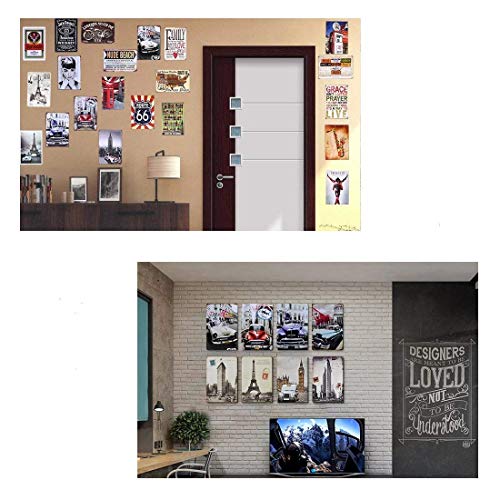 Lotusworld Señal de metal de metal para decoración del hogar, con texto en inglés "Do Not Feed Monkeys