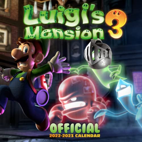 Luigi's Mansion 3: OFFICIAL 2022 Calendar - Video Game calendar 2022 - Luigi's Mansion 3 -18 monthly 2022-2023 Calendar - Planner Gifts for boys ... games Kalendar Calendario Calendrier). 4