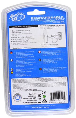 Mad Catz - Power Solution Surtido + Cable (Nintendo Wii)