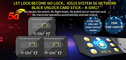 MAD HORNETS R-SIM 17 Nano desbloqueo tarjeta RSIM apta para i-P-h-o-n-e 13 12 mini 12 Pro XS MAX 8 IOS 15