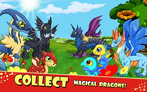 Magic Dragon Village - Fighting Breeding Fun Magic City Builder Free 2 Play Dragons Game