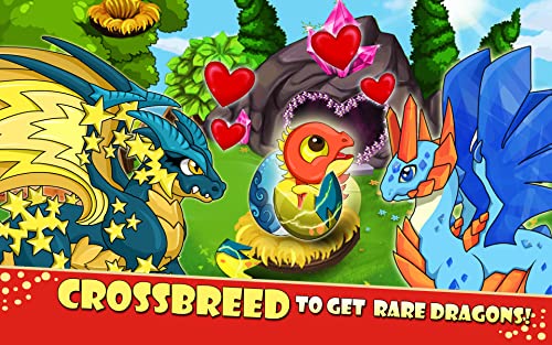 Magic Dragon Village - Fighting Breeding Fun Magic City Builder Free 2 Play Dragons Game