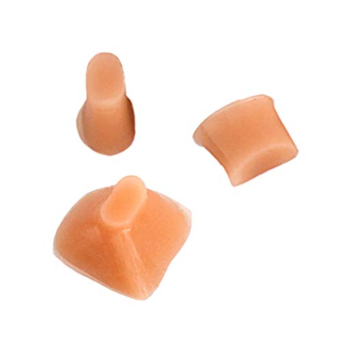 MagiDeal 3 Piezas De Goma Flauta Trino Clave Parachoques Corcho Marrón Instrumentos Musicales Repuestos