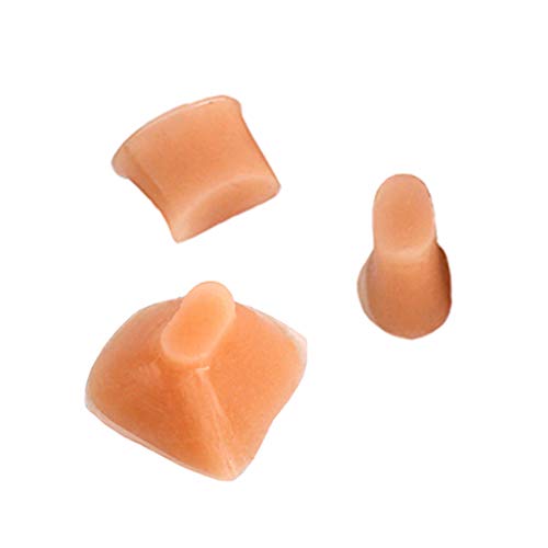 MagiDeal 3 Piezas De Goma Flauta Trino Clave Parachoques Corcho Marrón Instrumentos Musicales Repuestos